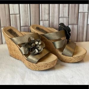 Korks by Kork-Ease Platform Wedge Sandal - 9